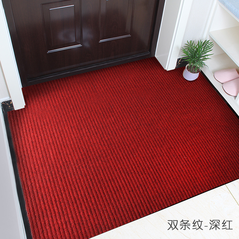 더블 스트라이프-다크 레드