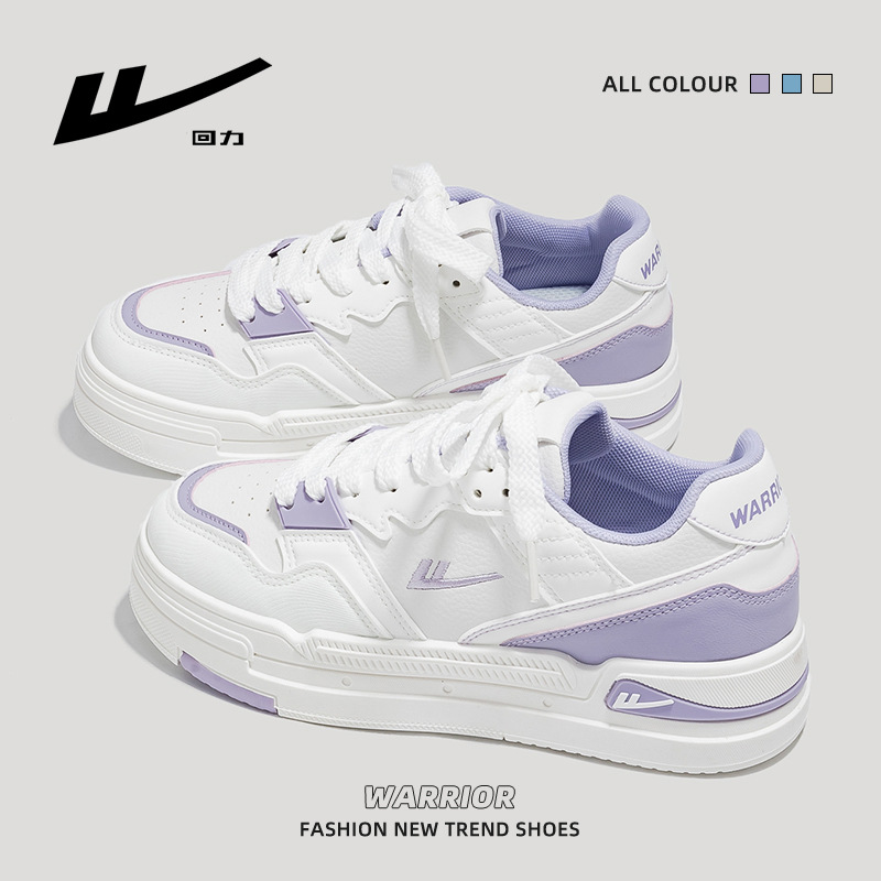 Huili Tarot Púrpura College Zapatos de mujer transpirables y cómodos, zapatos de estudiantes, zapatos casuales de suela gruesa de bajo perfil