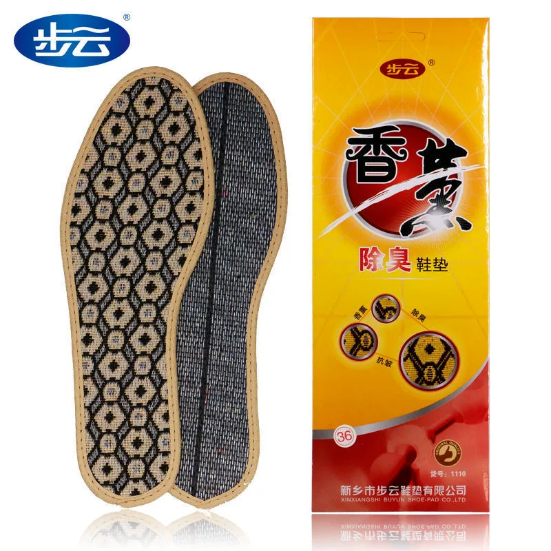 Стельки Buyun 1110, дезодорирующие и ароматные уход за ногами, впитывающие пот, дышащие, против запаха и пота, производитель, оптовая продажа стельок для мужчин