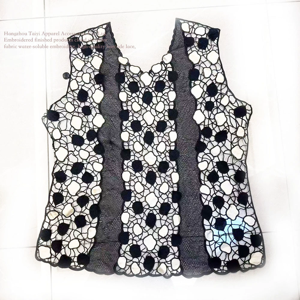 Негабаритный кружевной водорастворимый шитье вышивка и воротник DIY кружево аксессуары для одежды воротник поддельный воротник Аксессуары для одежды