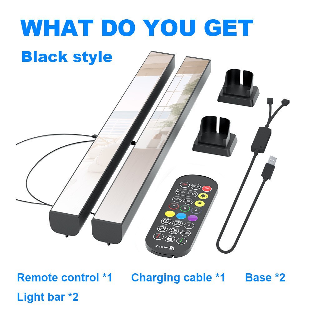 Luz de ambiente de escritorio LED Luz de captación de Bluetooth luminosa de 360 grados Luz de relleno Sala de estar de deportes electrónicos Dormitorio Lámpara de mesa Luz de noche