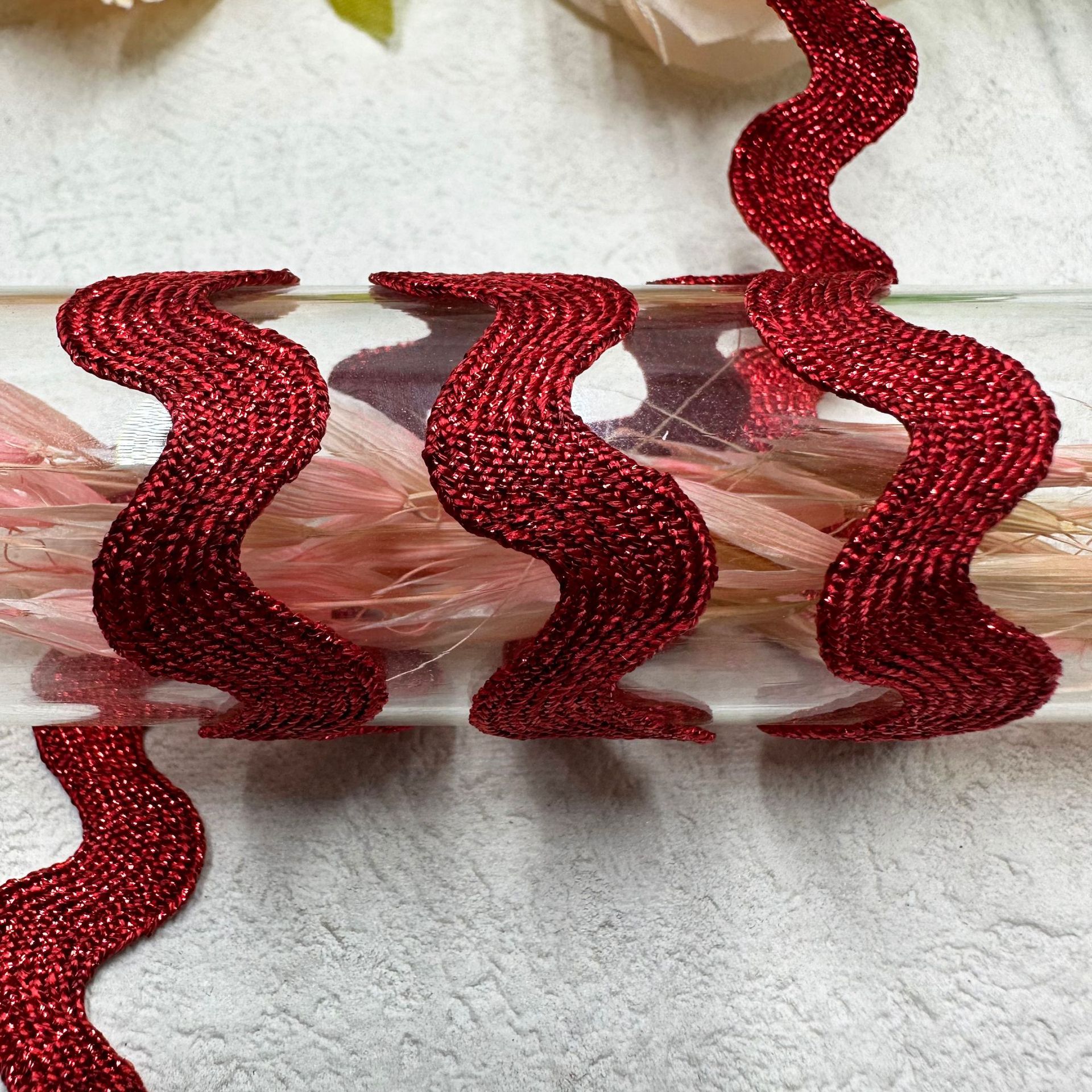 8mm onda sólida en forma de S curva banda de encaje cortina sombrero ropa infantil joyas de boda accesorios de ropa