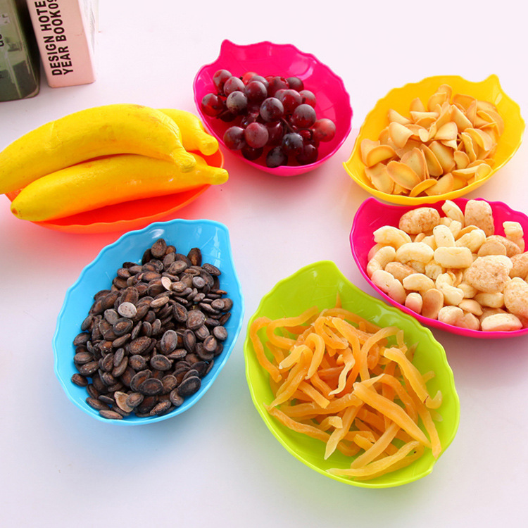 Scandinavian Fashionable and Creative Leaf-shaped Fruit Plate, Plastic Fruit Plate, Sugar Fruit Plate, Melon Seed Snack Plate, Cold Dish Plate Scandinavian Fashionable and Creative Leaf-shaped Fruit Plate, Plastic Fruit Plate, Sugar Fruit Plate, Melon Seed Snack Plate, Cold Dish Plate