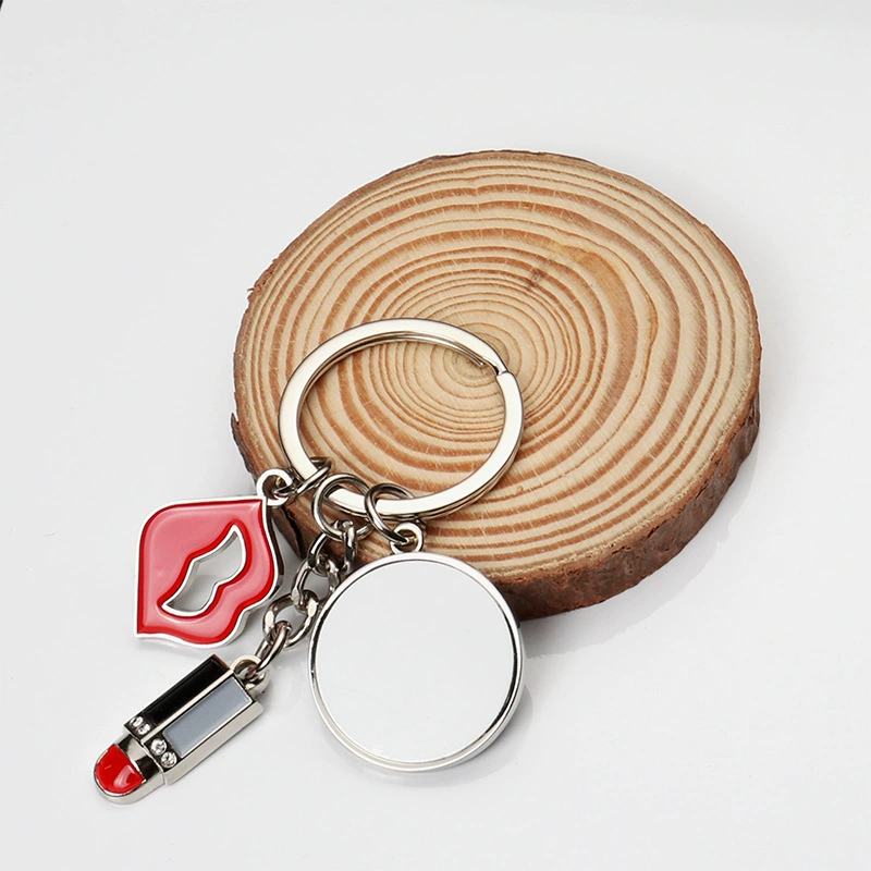 Hair accessory, lipstick, creative keychain heart shaped, wholesale