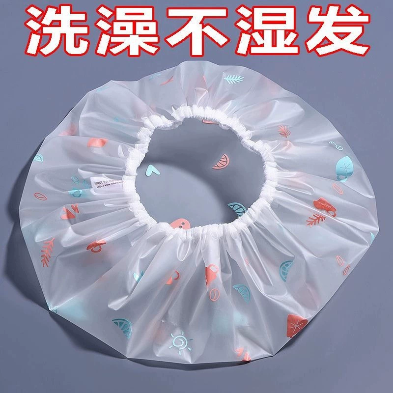 Шапочка для душа для женщин, водонепроницаемый купальный колпак для взрослых и детей, милая корейская летняя кухонная шапка для волос с защитой от паров кулинарного масла