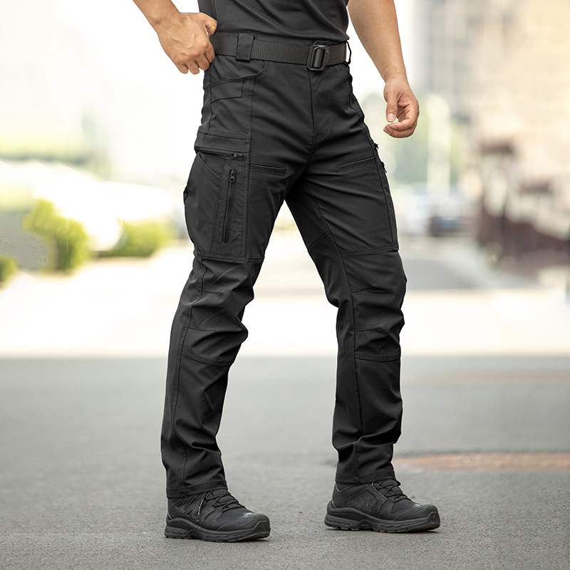 Multi-pocket cross-border tactical pants for outdoor commuting, men's hiking and mountaineering long pants, American-style workwear for military enthusiasts Multi-pocket cross-border tactical pants for outdoor commuting, men's hiking and mountaineering long pants, American-style workwear for military enthusiasts