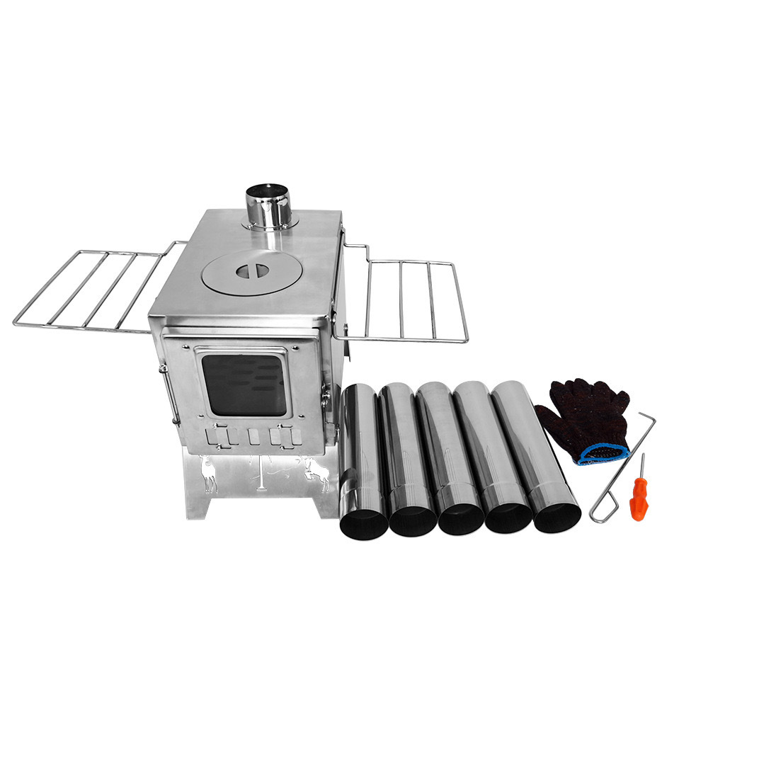 Outdoor Wood Burning Stove For Camping And Garden Barbecue_voghion.com