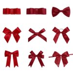 涤纶螺纹双层手工礼盒蝴蝶结 批发缝线diy包装饰品丝带蝴蝶结家居