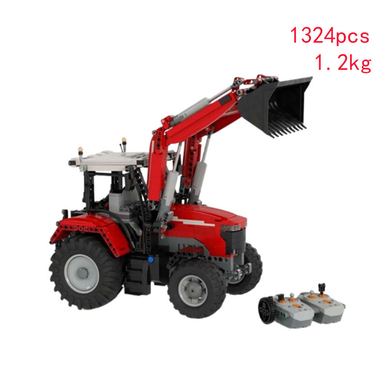 Simulated Loader Building Block Model Small Particle Toy_voghion.com
