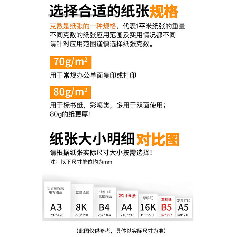 跨境品质办公耗材a4复印纸500张一包a4白纸不卡纸a4打印纸整箱批|undefined
