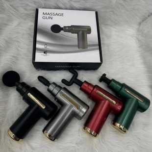 Fascia Gun Muscle Relaxation Electric Massager Four-head Multifunctional Fitness Slimming Mini Small Fascia Massage Gun