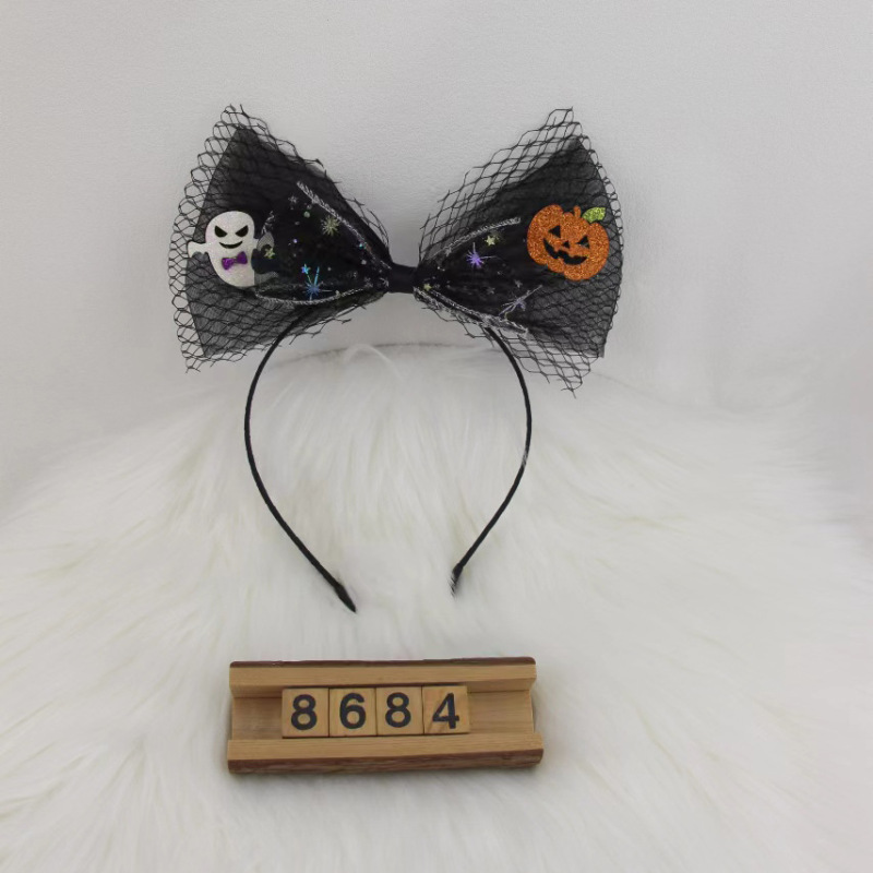 ハロウィンヘッドバンド、女性用、面白い小悪魔、カボチャのヘッドバンド、写真撮影、メイクアップパーティー、フェスティバル、パフォーマンス用ヘアアクセサリー|undefined