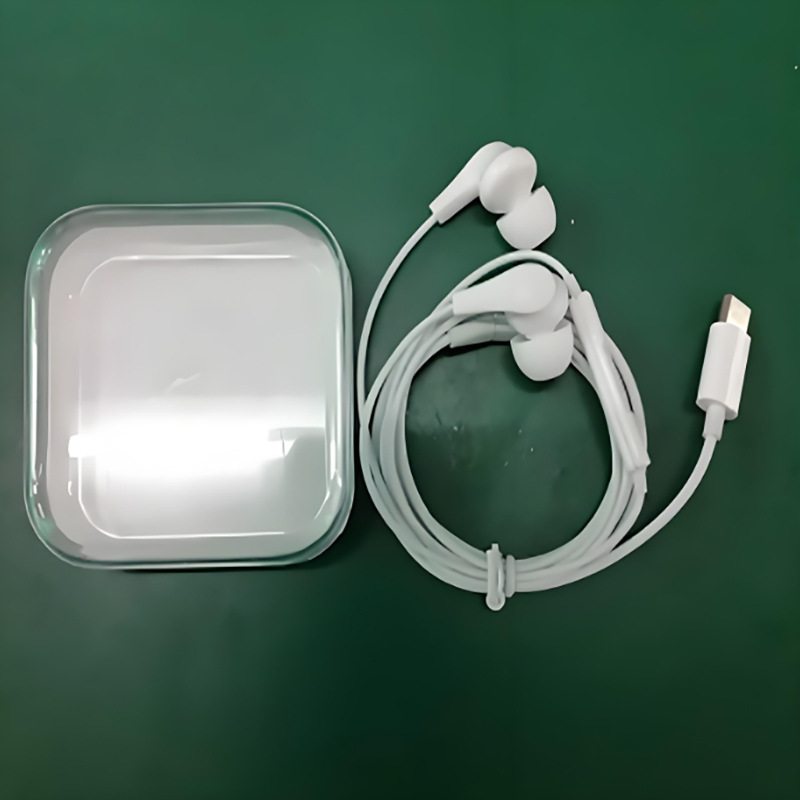 Auriculares con cable de cuarta generación para juegos de tableta de teléfono móvil con control de cable en la oreja Apple-Huawa-type-c-Honor