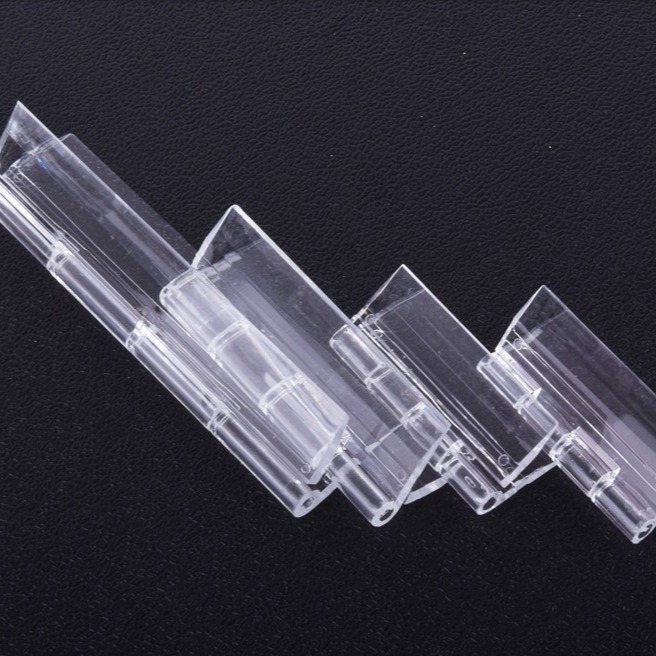 有机玻璃亚克力工艺品配件合页拉手锁扣化妆品展架收纳盒连接件