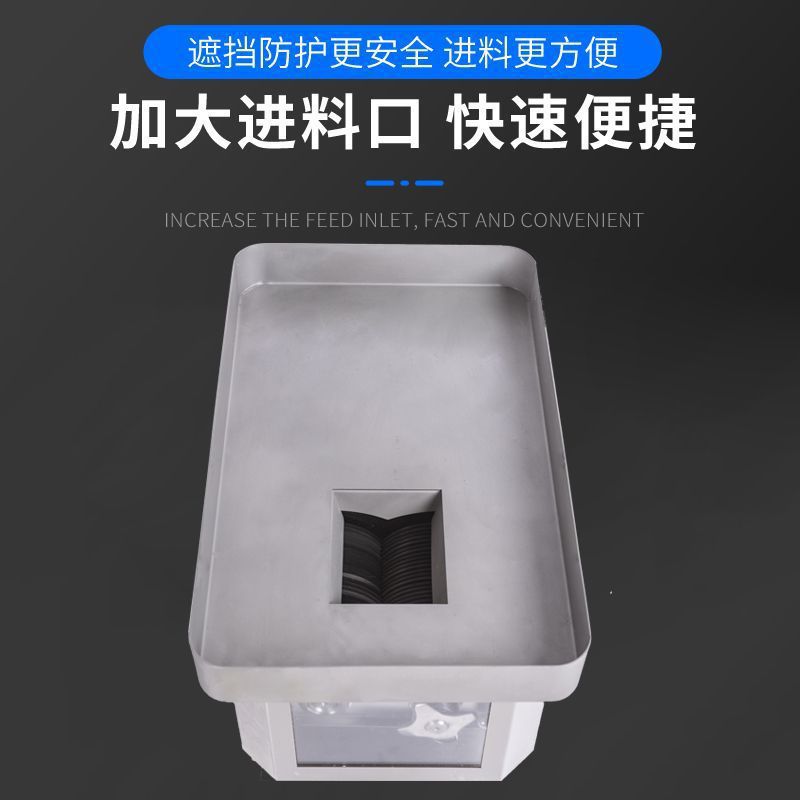 Máquina de corte de carne de escritorio comercial multifuncional de alta potencia desmontable cuchillo de acero inoxidable para supermercado carnicería hotel comedor