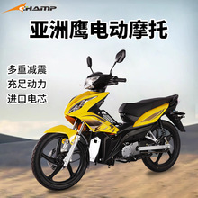 新款电动 亚洲鹰电动摩托助力变速代步越野沙滩 电动摩托车