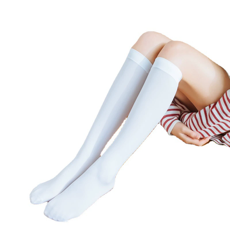 Колготки для девушек JK, гольфы до колена белые, японский стиль LolitaJK, ультратонкие летние JK, носки до икр JK, ветрозащитные JK