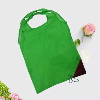 Polyester fiber Strawberry Bag originality 190t fold Storage Shopping bag Printed logo Of large number goods in stock supermarket Strawberry Bag