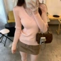 v领修身好看打底针织衫