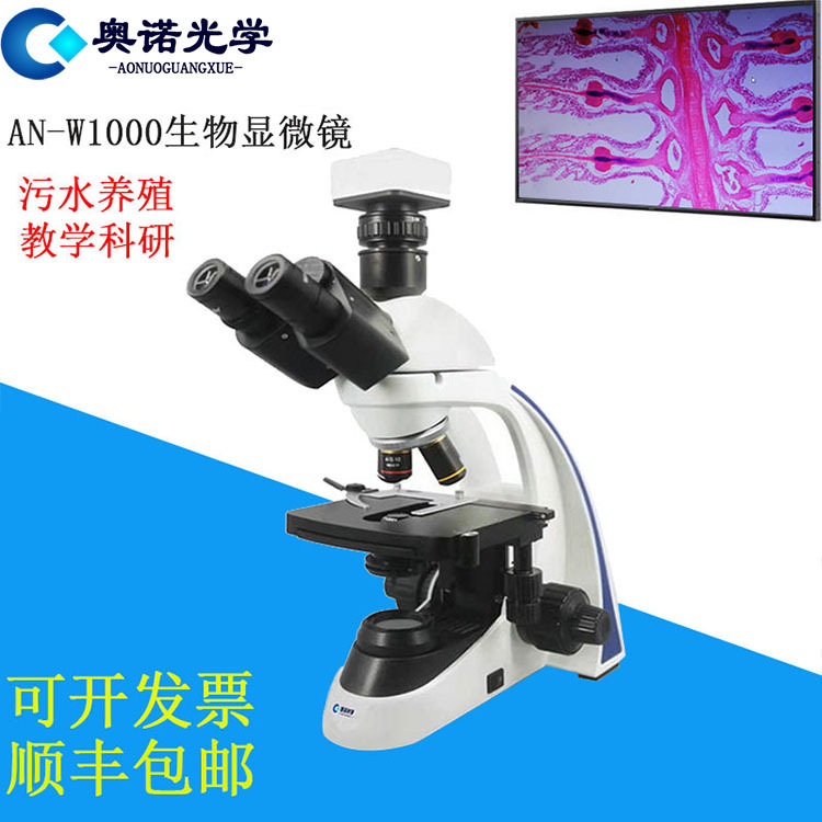 Research-Grade Trinocular Professional Biological Microscope Digital Electronic Biological Computer Micro-Microscopy Imaging
