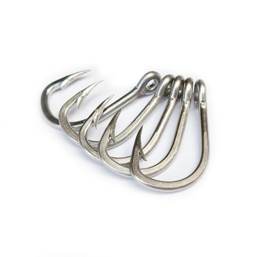 Wuji deep-sea iron plate hook, sea fishing hook, golden gun big hook, closed welding grouper, gentian fishing hook