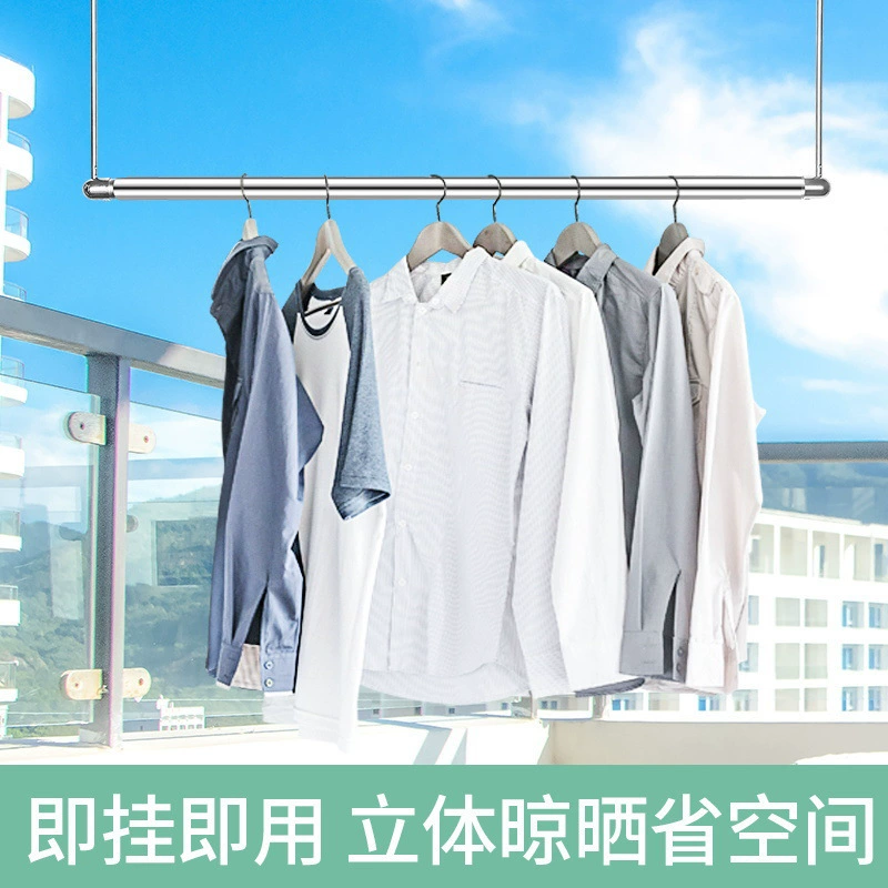 Выдвижная вешалка для одежды, сушка стеганого одеяла, складной невидимый крючок из нержавеющей стали, домашняя Бытовая простыня, одежда