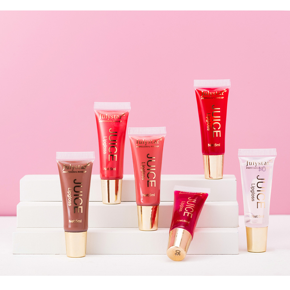 Julystar's best-selling Hydrating Lip Gloss with fruity flavor, long-lasting moisturizing and hydrating soft tube lip gloss set undefined