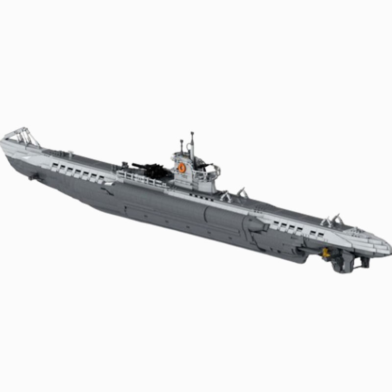 U-boat Building Blocks High Difficulty Assembly Model For Adults_voghion.com