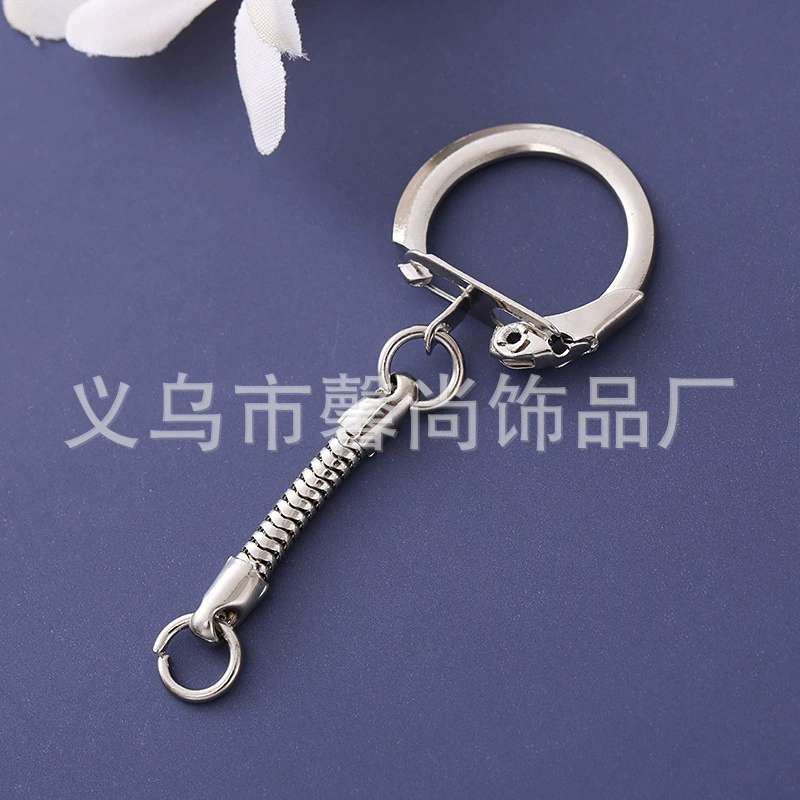 Фабрика прямые поставки кольцо для ключей язык цепи металлический брелок оптовый брелок