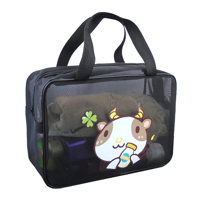 Bolsa de lavado de malla con fugas bolsa de baño de gran capacidad para mujeres bolsa de baño Portátil Bolsa de baño cesta de baño de viaje para hombres cesta de baño bolsa de almacenamiento