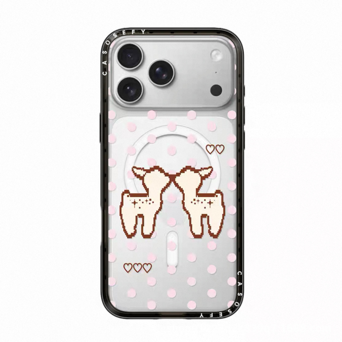 C가 구양나나의 소녀 치스 애플 17promax 휴대전화 케이스 아이폰16pro 사슴 15