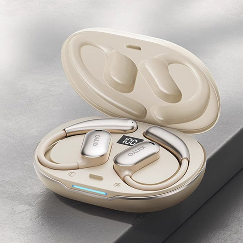 高颜値i 39オープン無線bluetoothイヤホン長航続気骨伝導ランニングスポーツ耳掛け式イヤホン|undefined