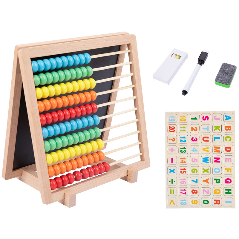 Ventas directas de la fábrica Haya tablero dibujo estante cálculo kindergarten contador Escuela Primaria adición y resta niños Iluminación matemáticas enseñanza ayudas