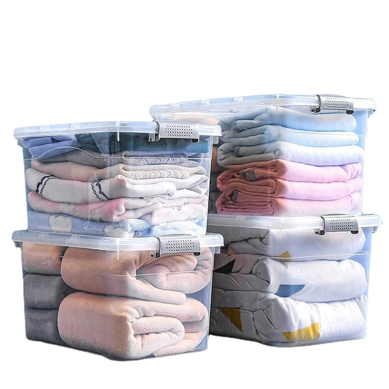 Transparent plastic extra large big storage box, small children's overall, universal toy