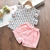 Summer colored shirt, set, trousers, Korean style, loose fit