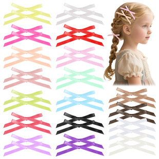 In Stock 1cm Mini Bowknot Underwear Hand-Knotted Colorful Socks Clothing Accessories Polyester Bowknot