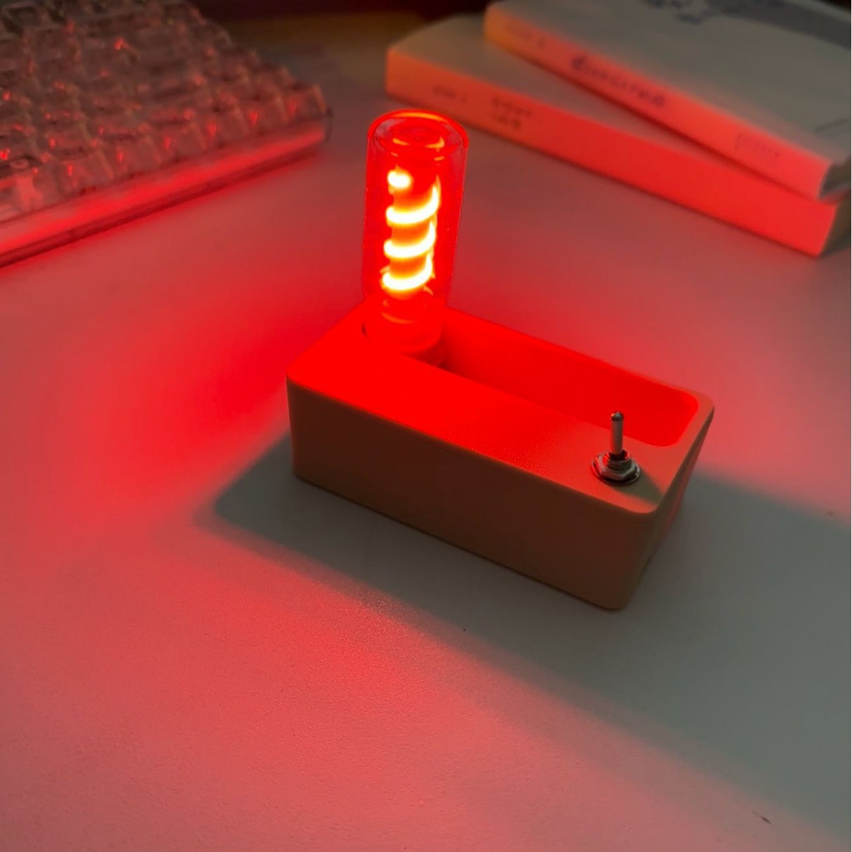 Creativa mecánica magnética luz nocturna decoración de escritorio dormitorio luz ambiental descompresión de campamento al aire libre