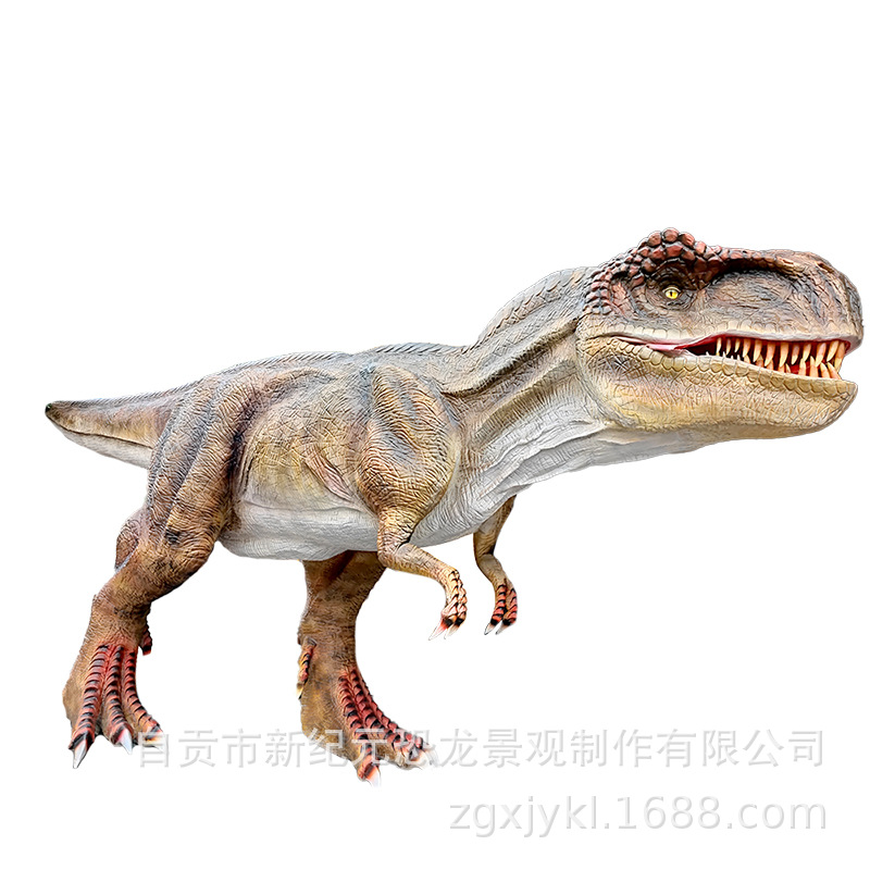 Modelo de simulación de dinosaurios grande simulación de dinosaurios de silicona paisaje escultura de dinosaurios paisaje exhibición personalizada