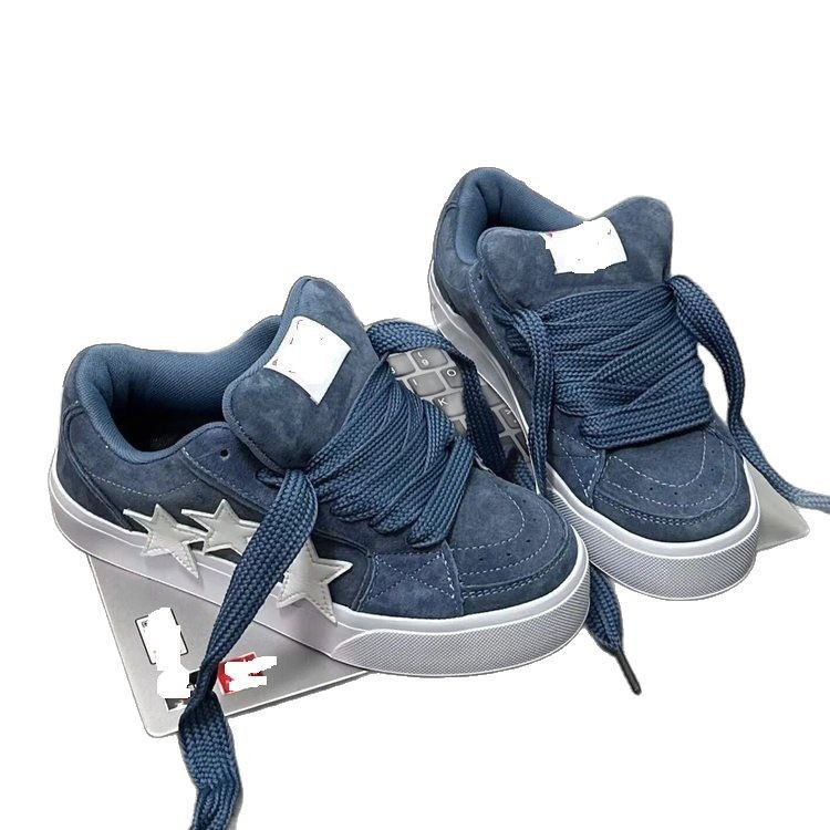 American lujo ligero retro callejera skate zapatos de mujer primavera nuevo estilo anti-sucio ocio pan estrella zapatos de mujer