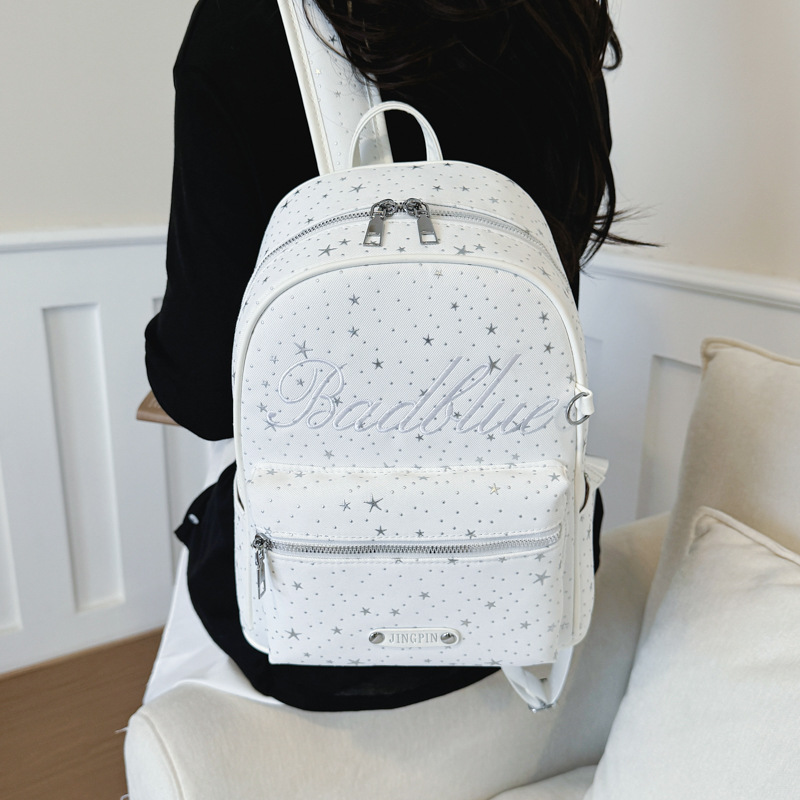 2026 nuevo estilo coreano lindas mochila de mujer mochila de estudiantes mochila de viaje de gran capacidad bolsa de estrellas de moda versátil