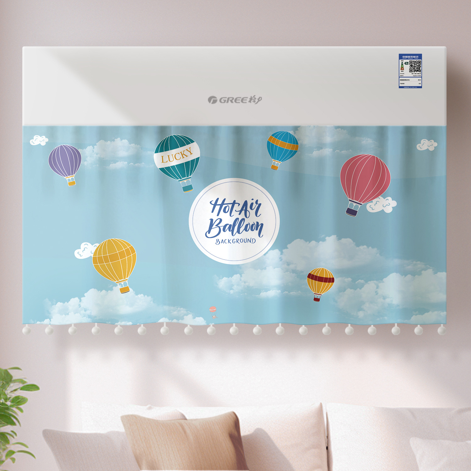 Parabrisas de aire acondicionado montado en el aire