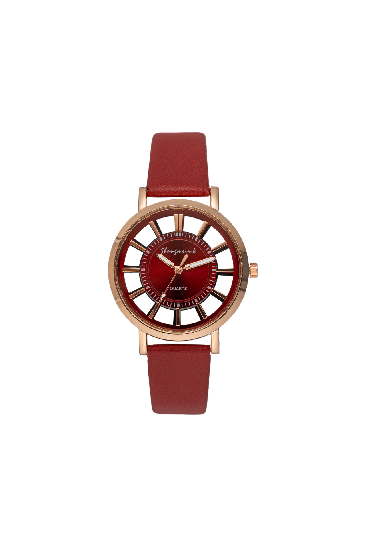 Nuevo reloj creativo de comercio exterior con correa de engranajes hueca 8312 para hombre, reloj de cuarzo moderno para mujer, reloj simple para hombre.