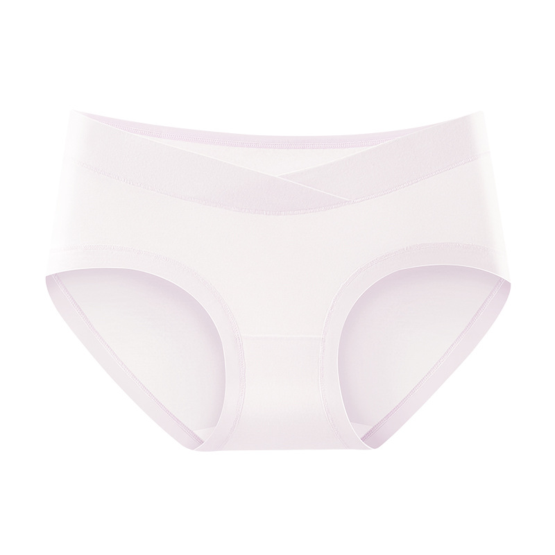 Ropa interior para mujeres embarazadas, entrepierna antibacteriana de algodón puro, embarazo temprano, medio y tardío, especial para soporte de cintura baja, ropa interior modal sin costuras posparto para mujeres