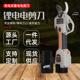 Electric pruning shears Garden Fruit tree pruning electric shears garden tools Lithium electric pruning shears electric tools wholesale