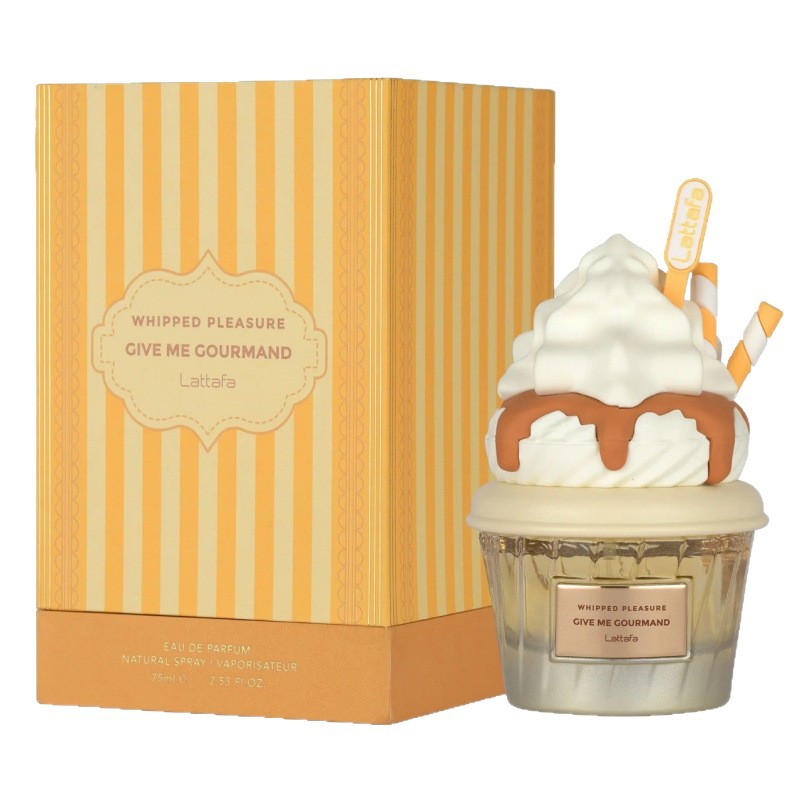 Ventas transfronterizas calientes 75ml perfumes damas lattafa lattafa creativos dulces crema helado al por mayor nuevo estándar