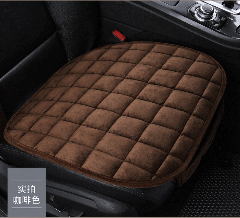 Plush cushion winter padded car cushion three-piece set a generation of hair