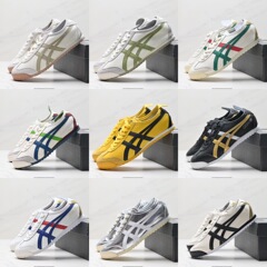 蒲田靴OnitsukaTiger頭層鬼塚虎皮面レジャー夏一足キャンバス板靴運動