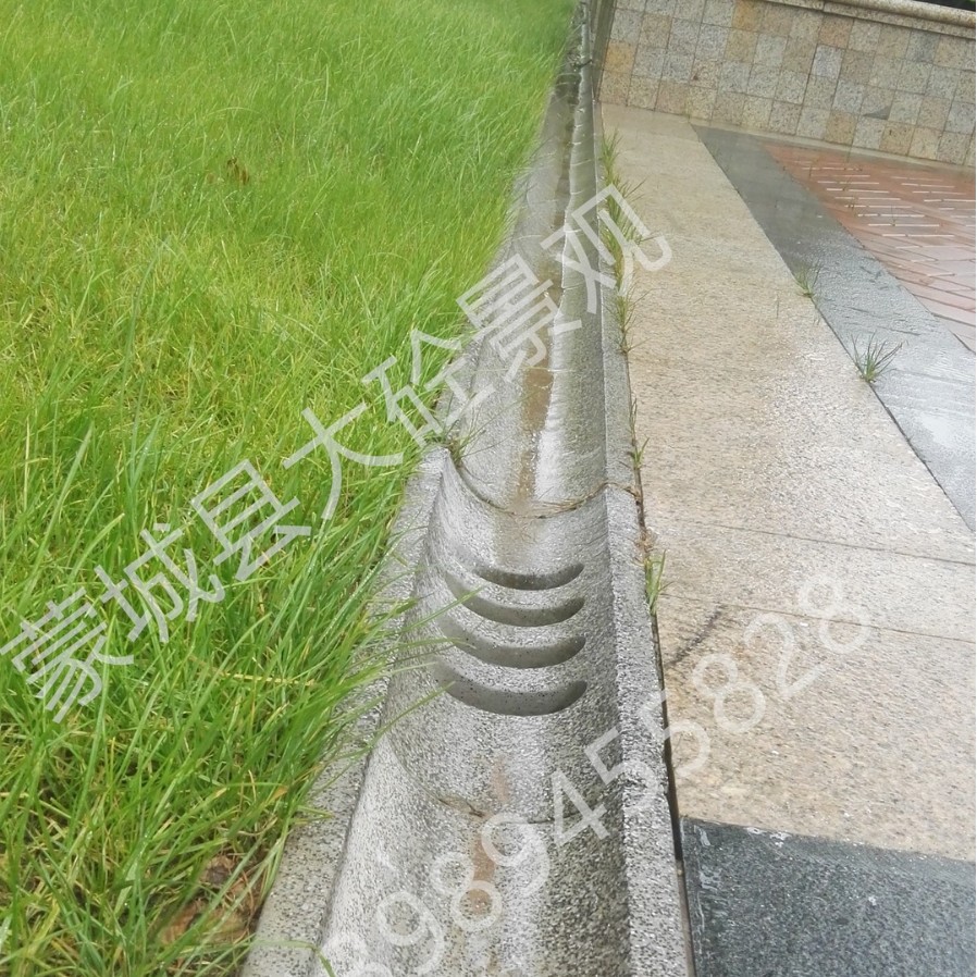 仿芝麻灰成品PC排水沟u型沟600*200*30/100PC构件耐候性强