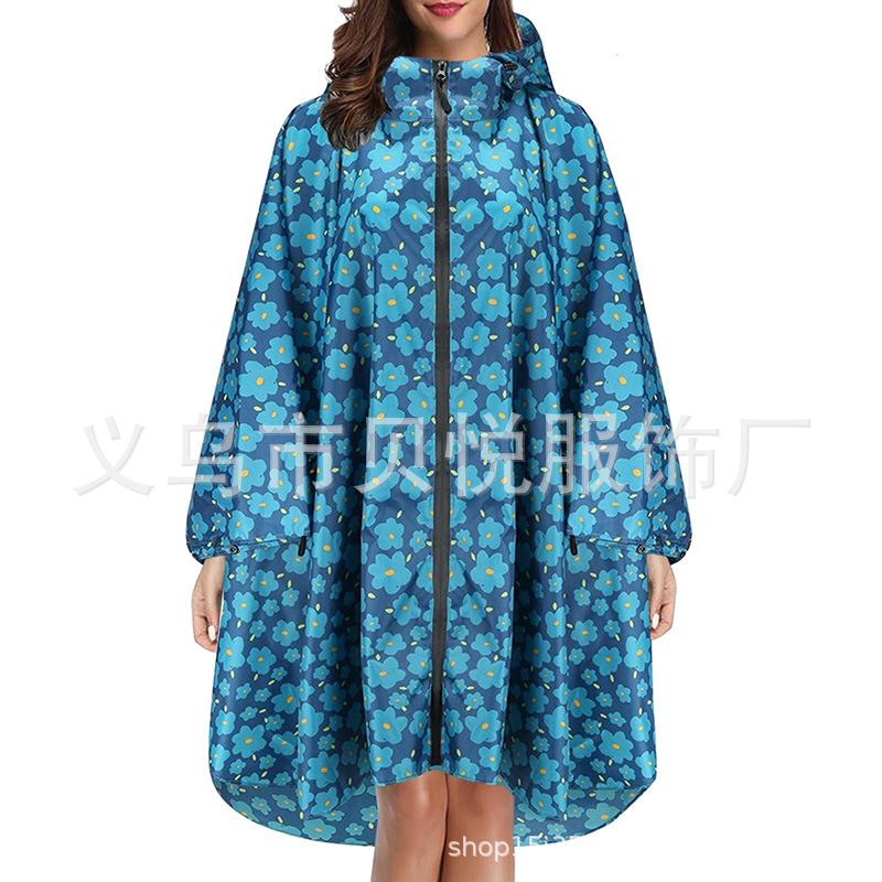 Poncho Impermeable Ligero Tipo Capa, Transpirable, para Ciclismo y Uso al Aire Libre image 7