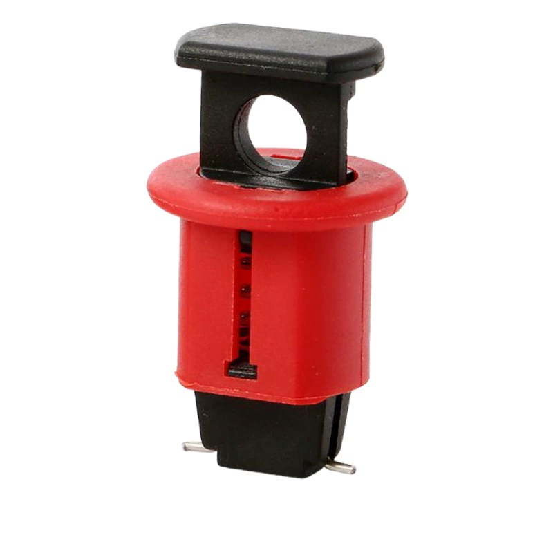 Замок автоматического выключателя в наличии Маленький миниатюрный Электрический воздушный выключатель Замок автоматического выключателя Замок безопасности электрического прибора Изоляционный замок